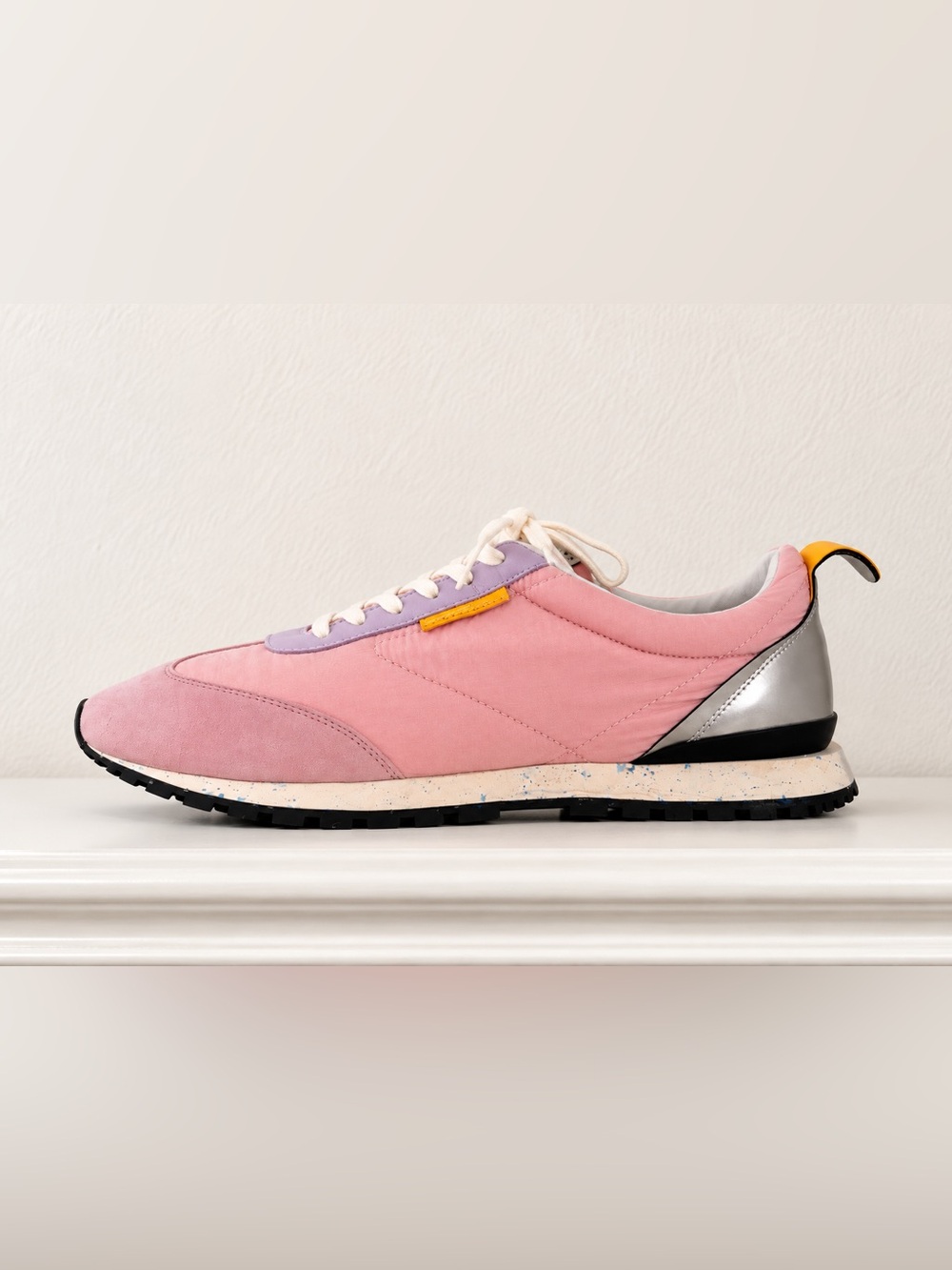 Oncept Lilac Nylon/Suede Travelist Tokyo Laceup Retro Sneakers Size 8 New In Box - Picture 2 of 10